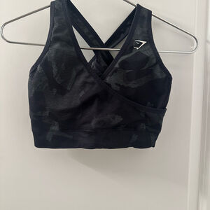 Gymshark Adapt Camo | Black Grey | M